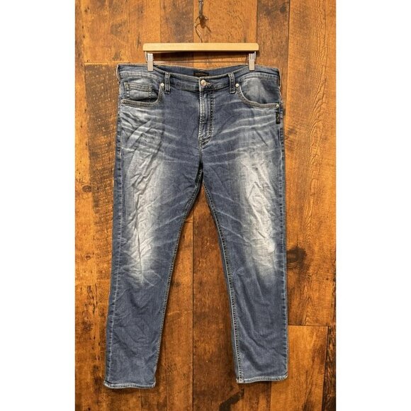 Silver Jeans Other - Silver Jeans Hunter Blue Wash Denim 38x33